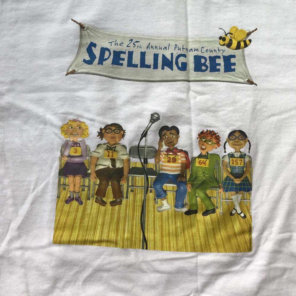 Official BROADWAY merch! SPELLING BEE tee!